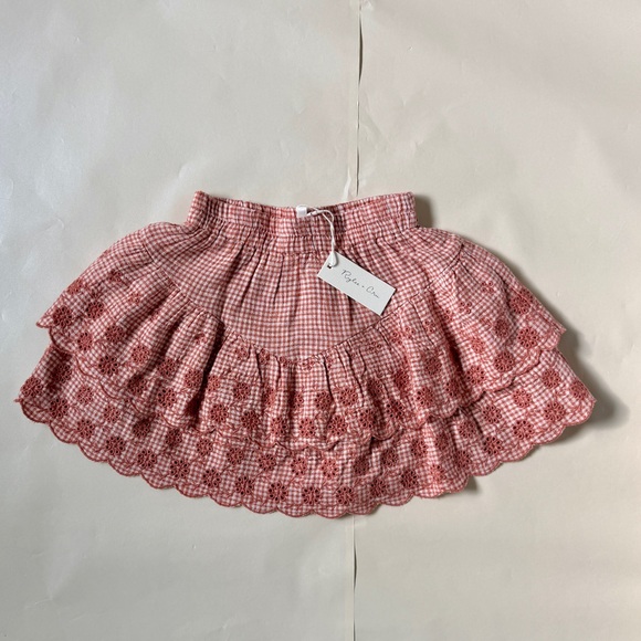 Rylee + Cru Other - Girls Embroidered Skirt